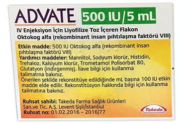 Advate ilaç görseli