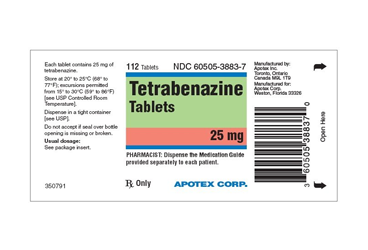 Apo-Tetrabenazine ilaç görseli