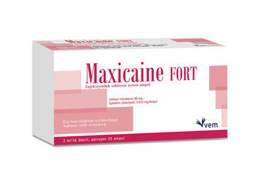 Maxicaine ilaç görseli
